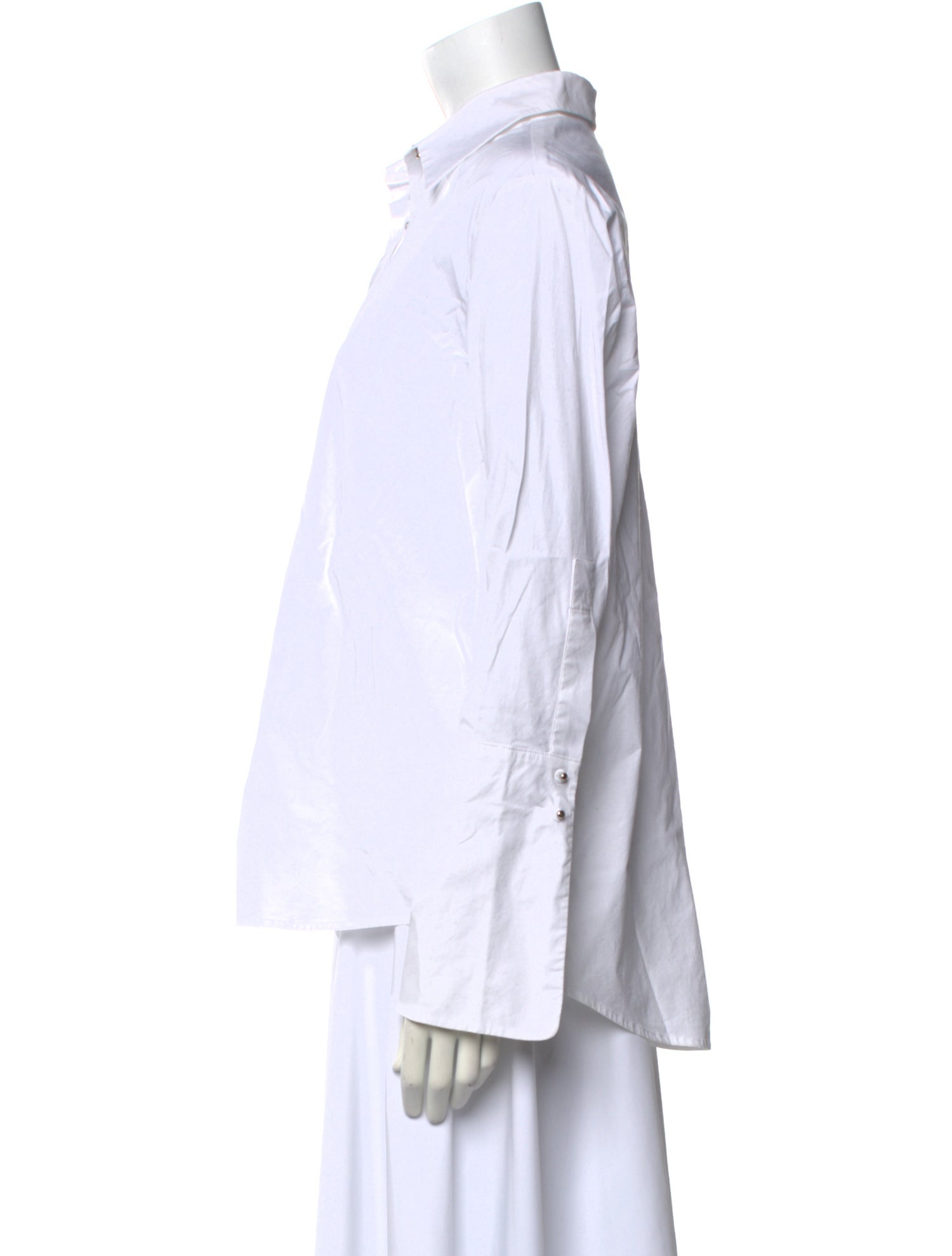 Misha Nonoo Long Sleeve Button-Up Top