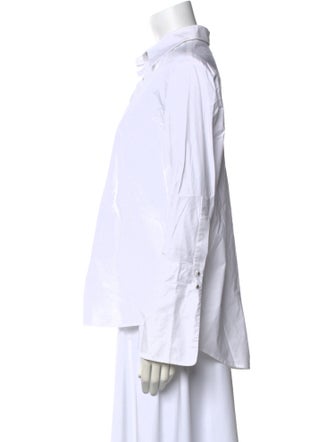 Misha Nonoo Long Sleeve Button-Up Top