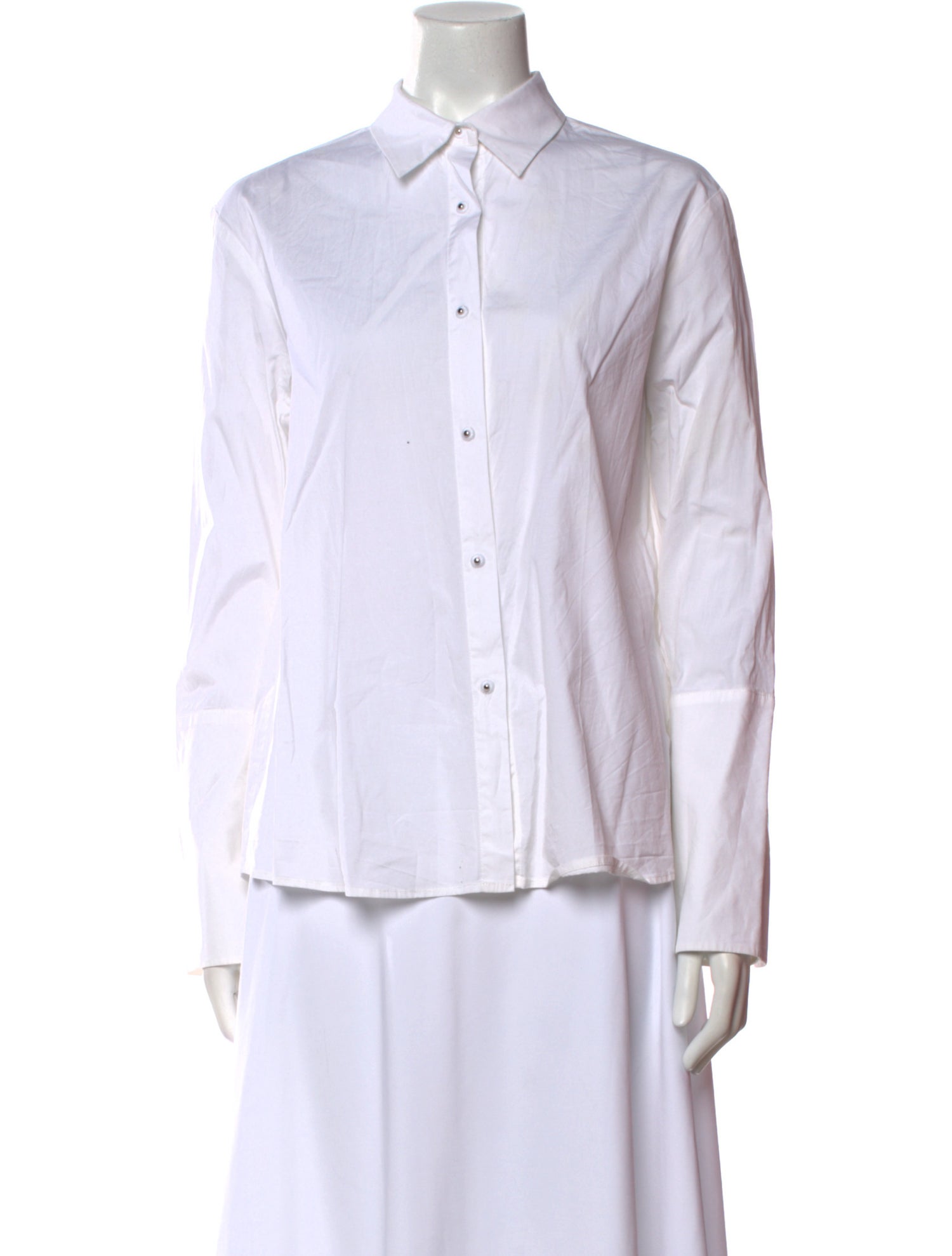 Misha Nonoo Long Sleeve Button-Up Top