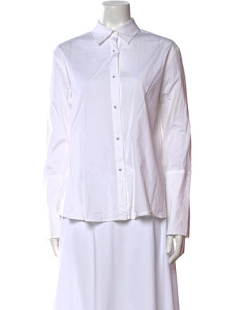 Misha Nonoo Long Sleeve Button-Up Top