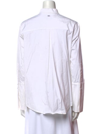 Misha Nonoo Long Sleeve Button-Up Top