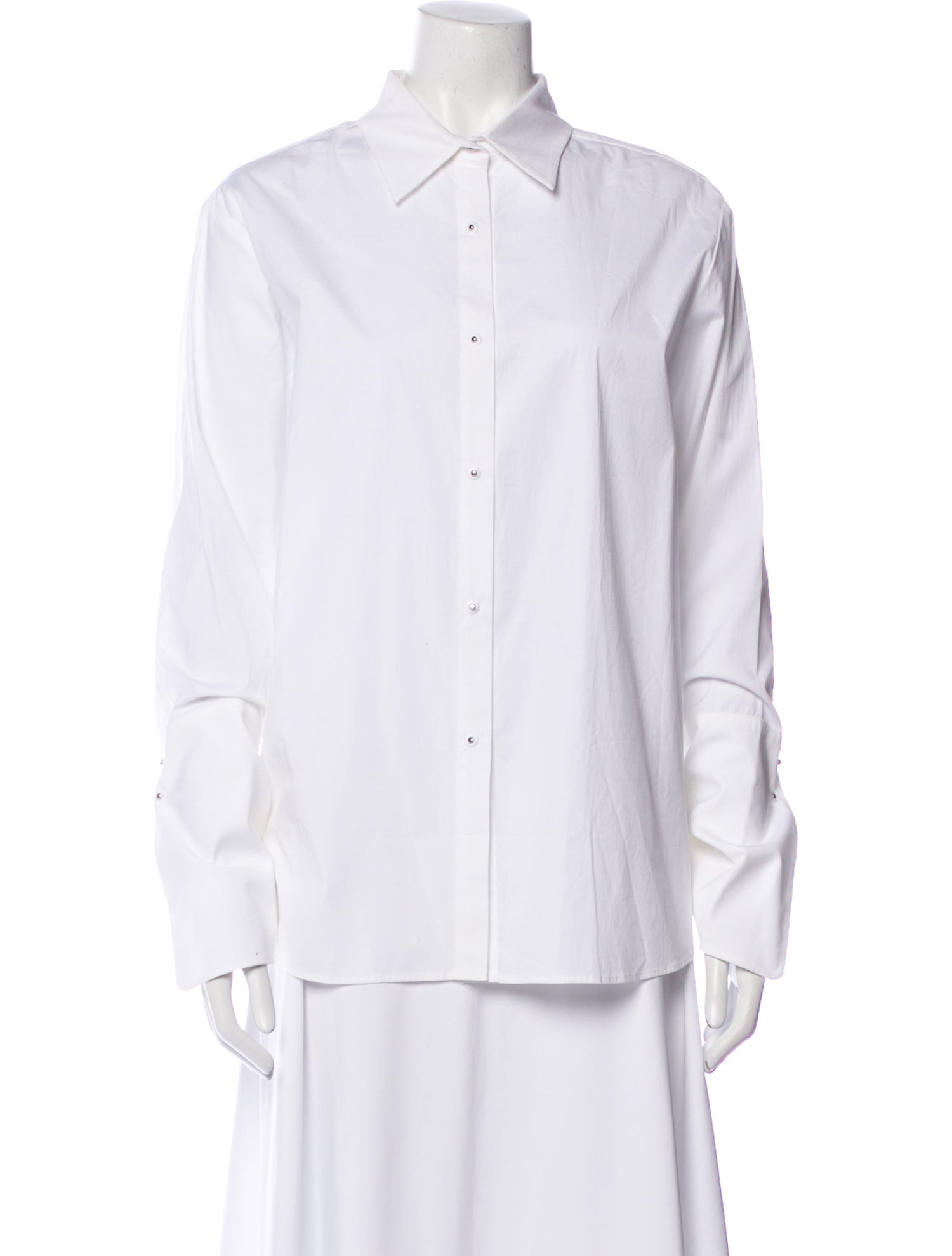 Misha Nonoo Long Sleeve Button-Up Top