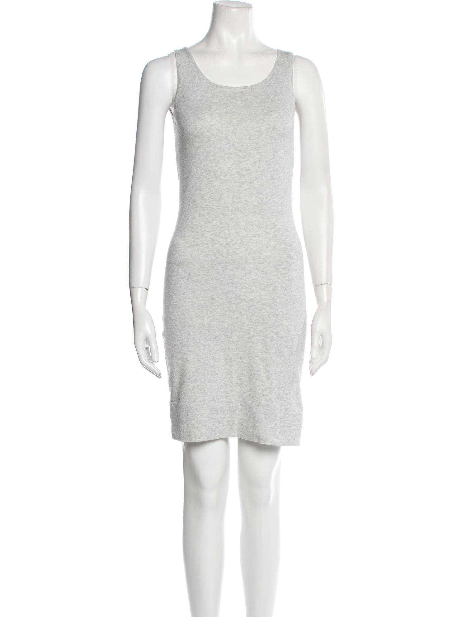 Minnie Rose Scoop Neck Mini Dress