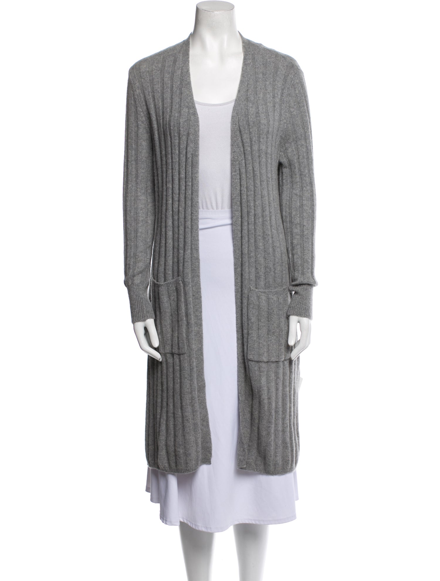 MinnieRose Supima Cotton Cashmere V Neck Cardigan