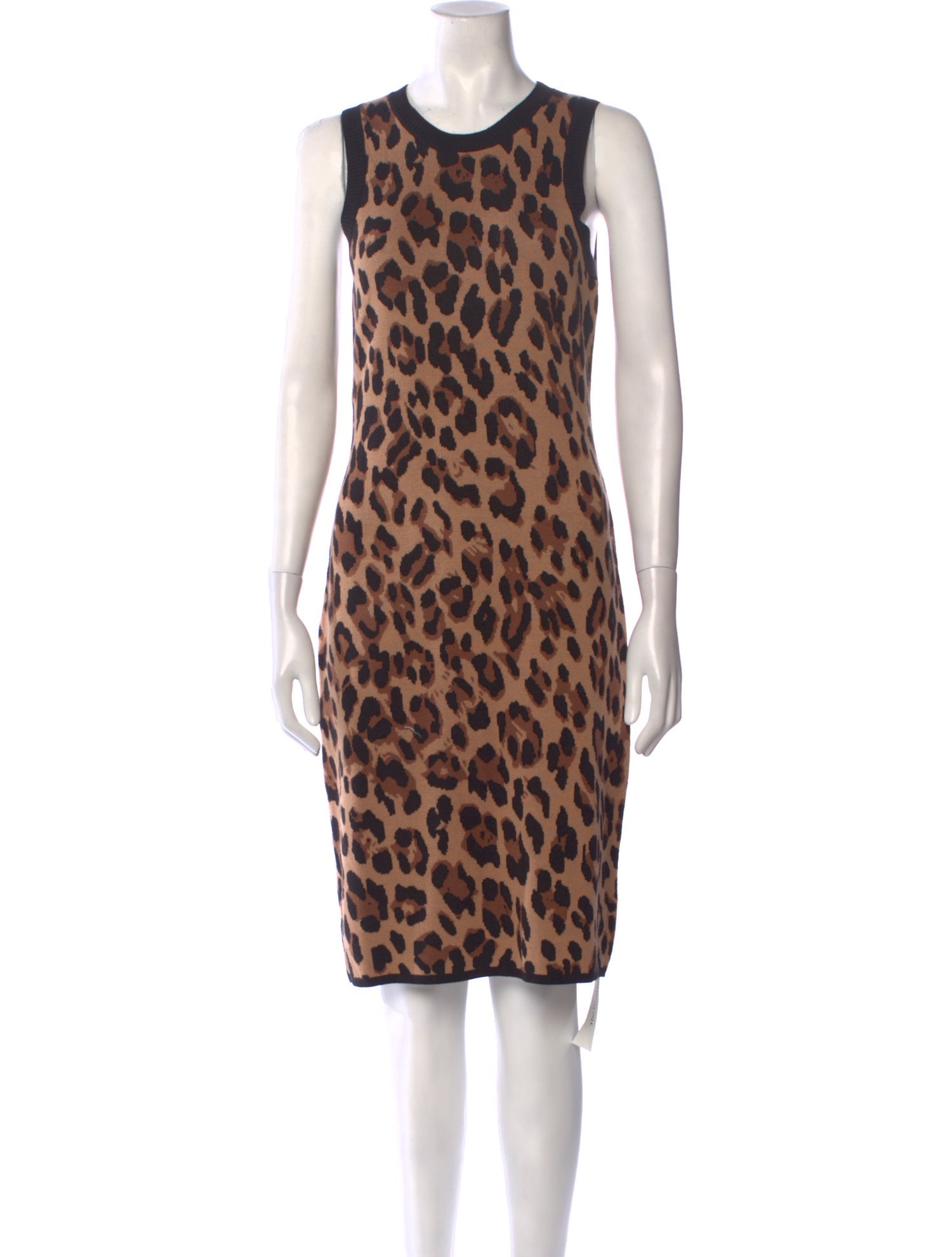 Minnie Rose Animal Print Knee-Length Dress w/ Tags