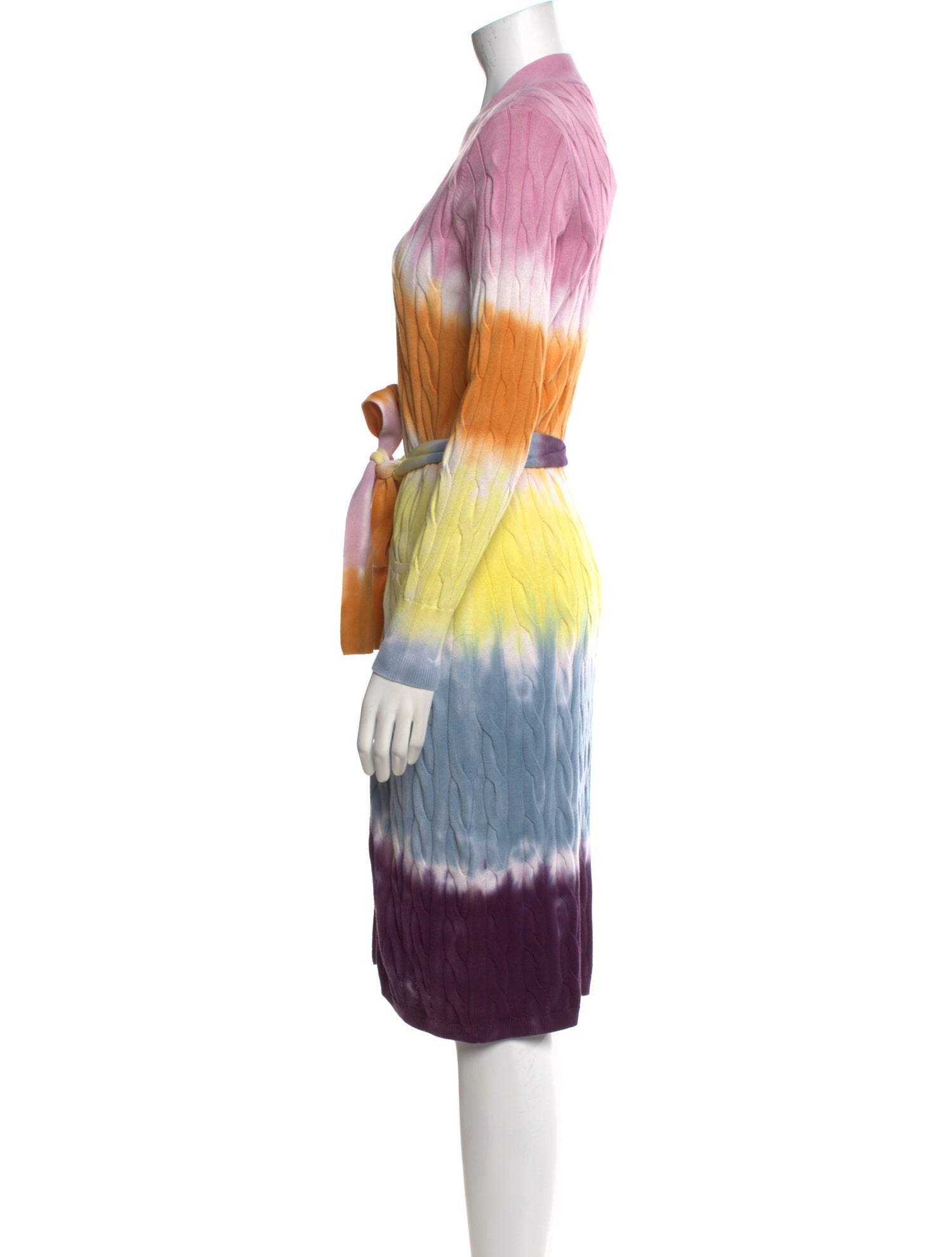 Minnie Rose Tie-Dye Print Midi Length Dress w/ Tags