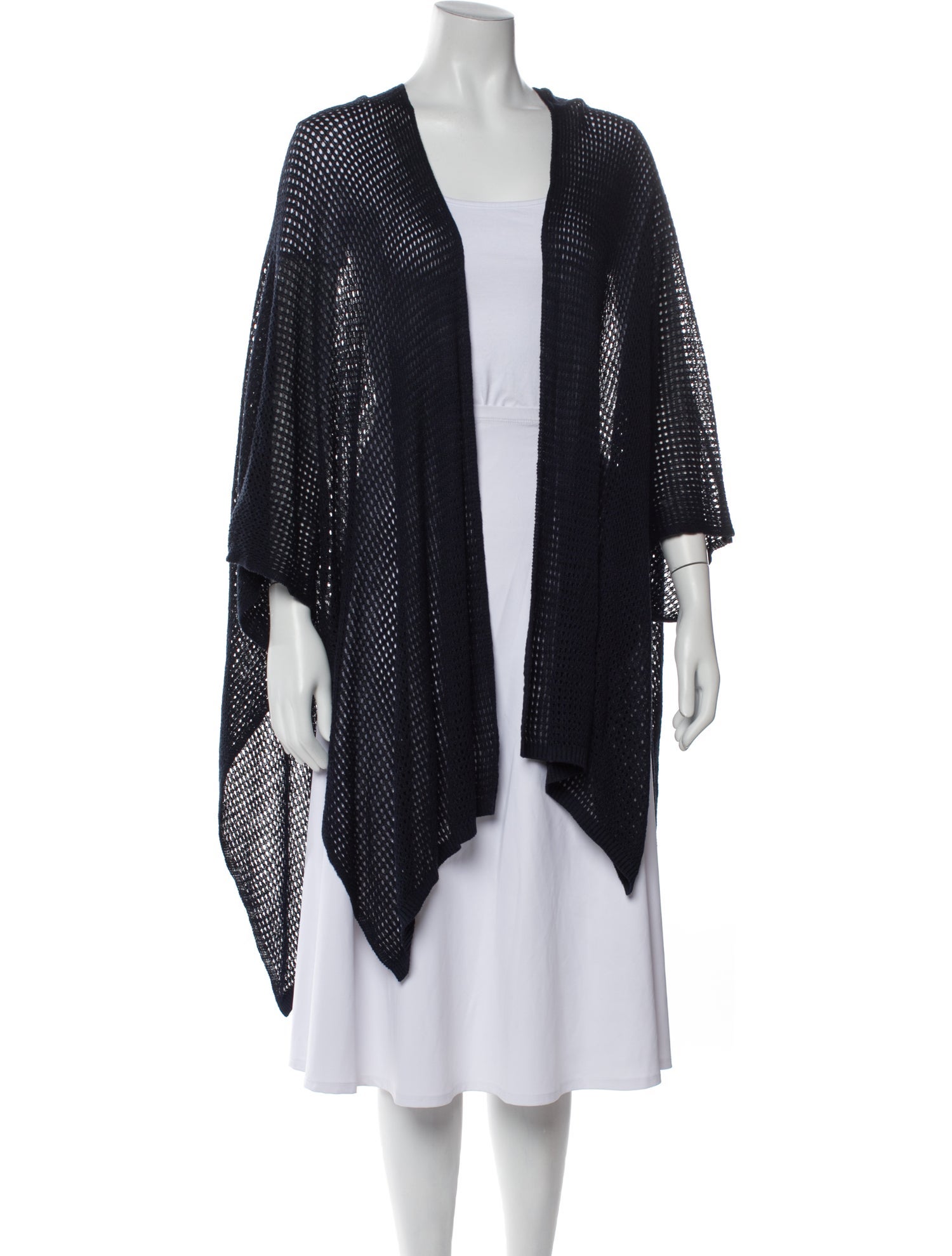 Minnie Rose Linen Open Front Sweater w/ Tags