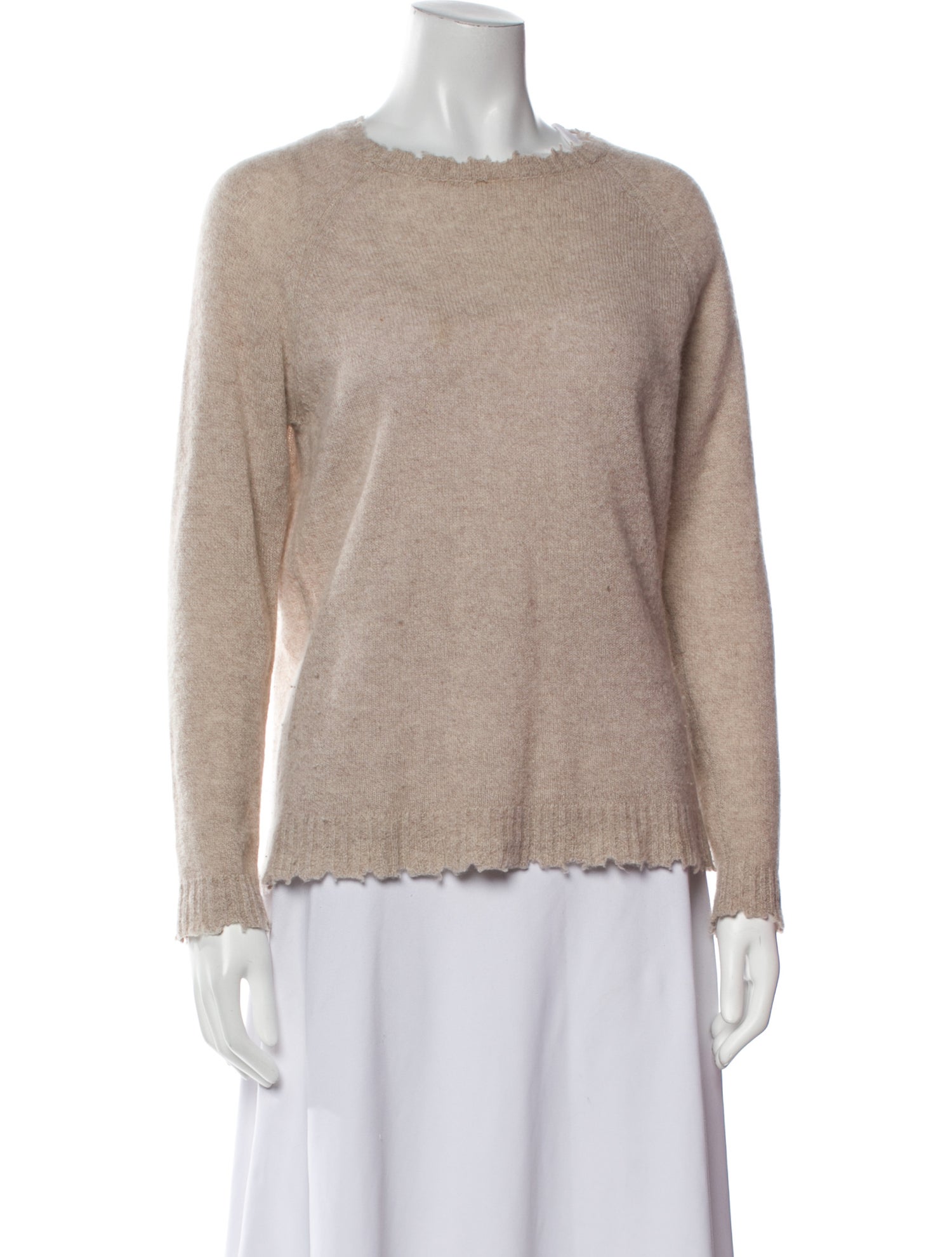 Minnie Rose Cashmere Crew Neck Sweater