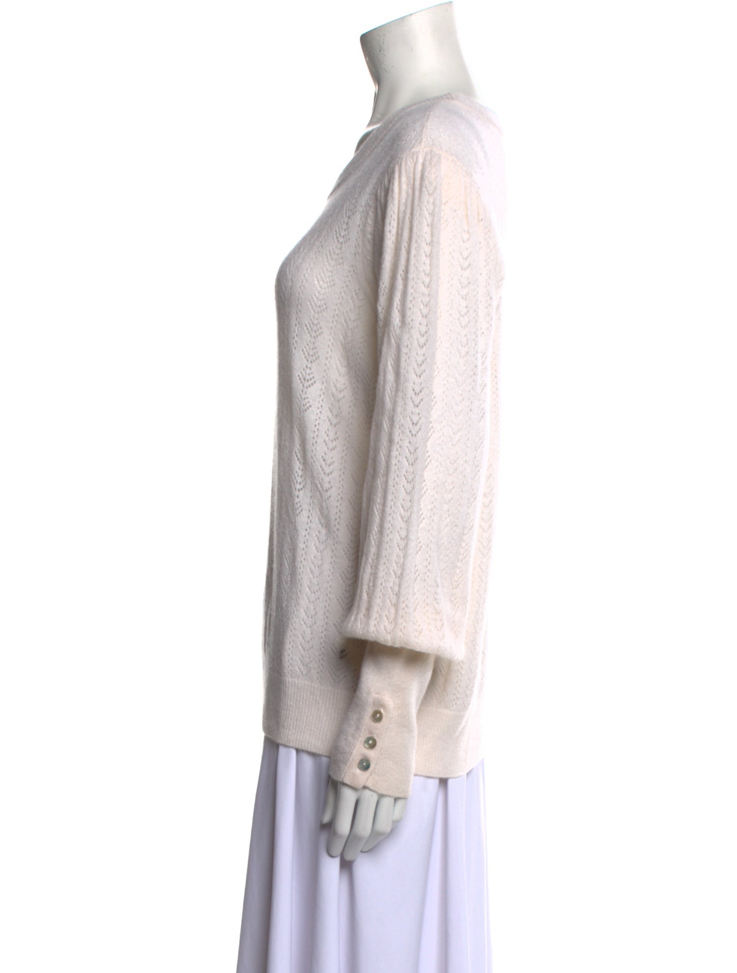 Minnie Rose Cashmere Scoop Neck Sweater w/ Tags