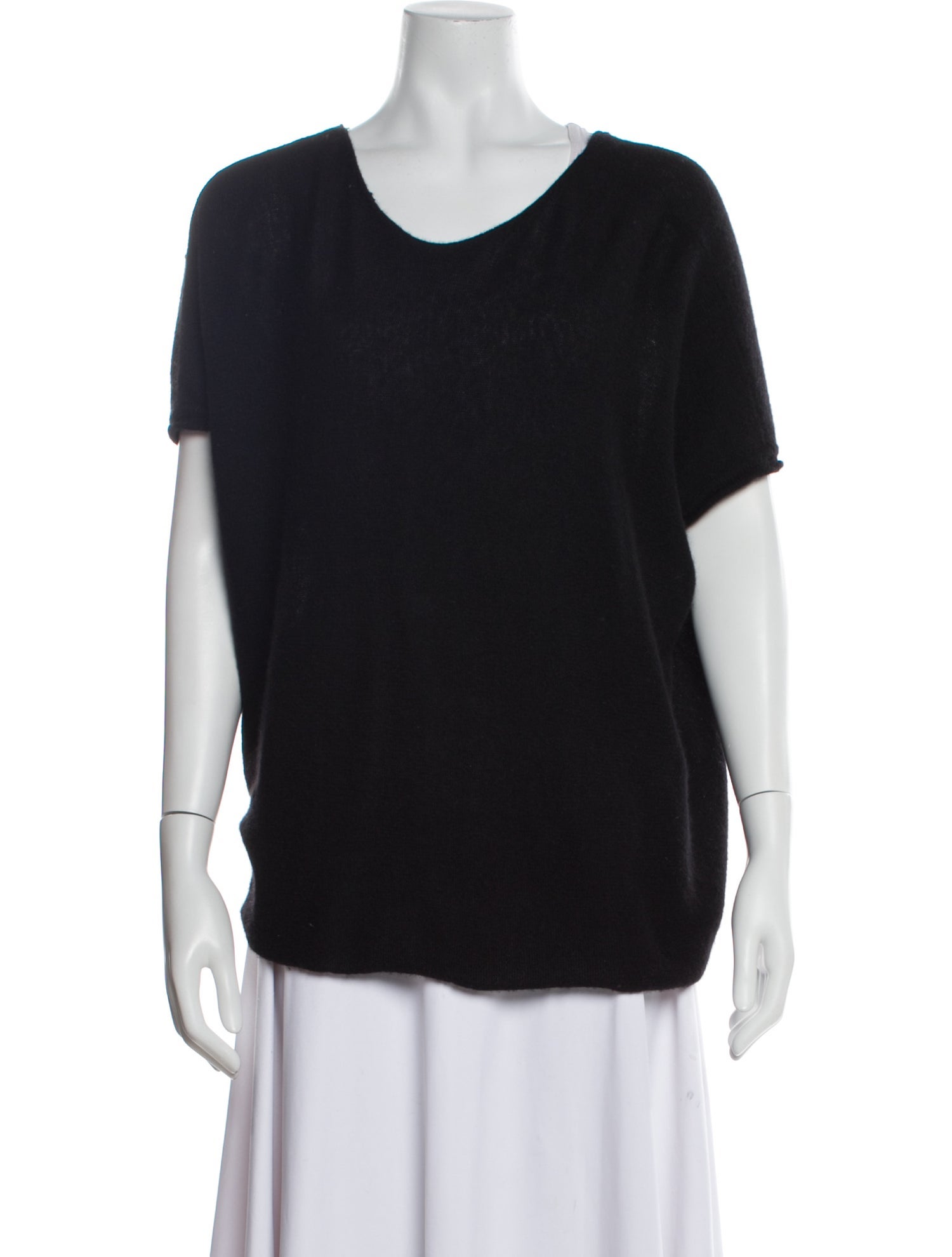 Minnie Rose Cashmere Scoop Neck Sweater