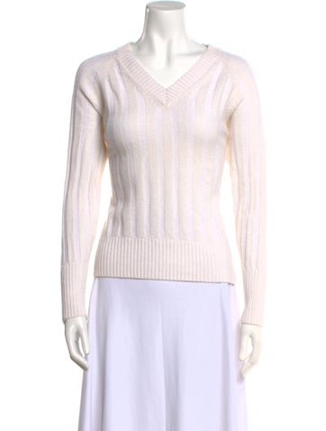 Minnie Rose Knitwear Cashmere V-Neck Sweater M