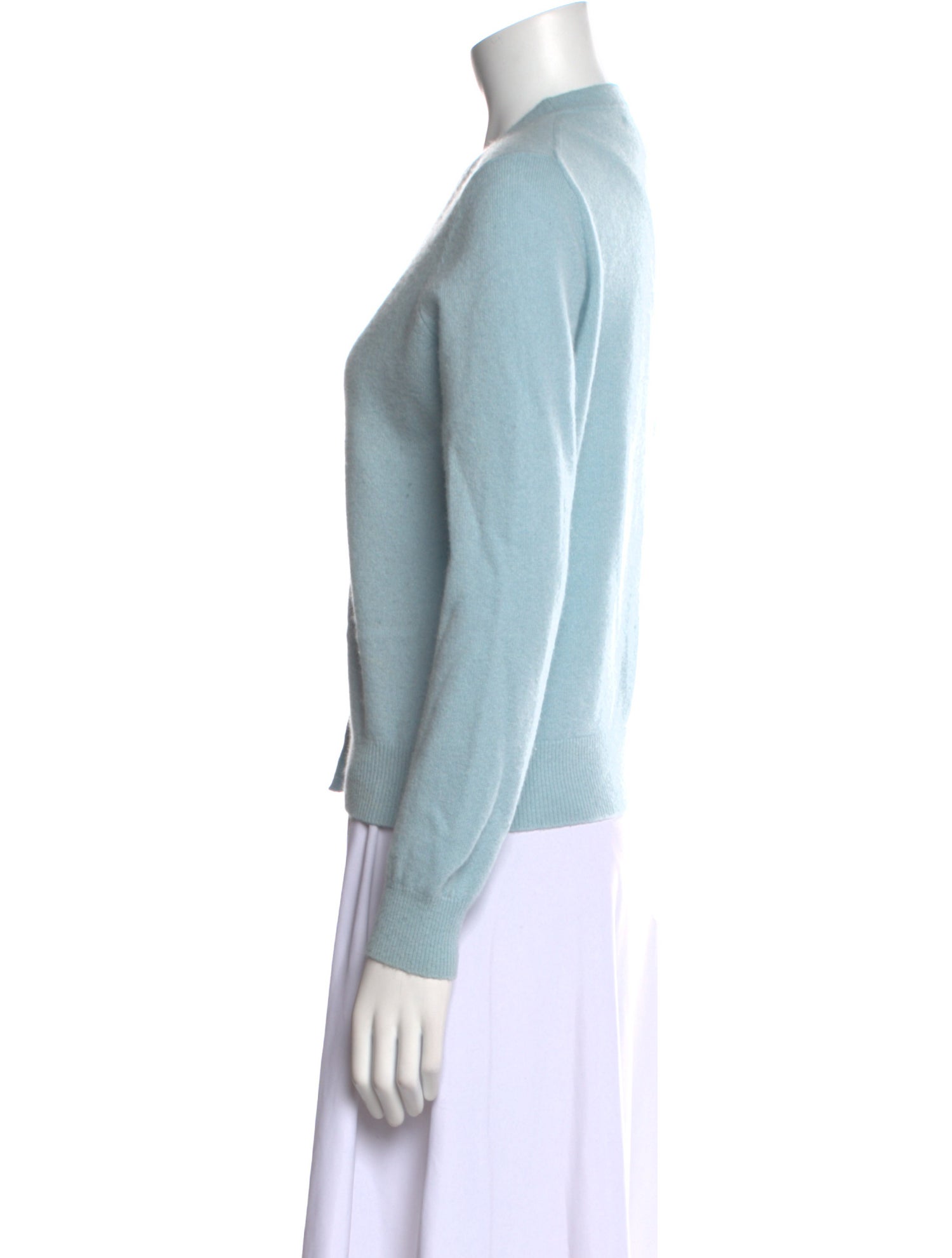 Minnie Rose Cashmere V-Neck Sweater