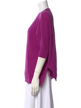 Minnie Rose Cashmere V-Neck Sweater