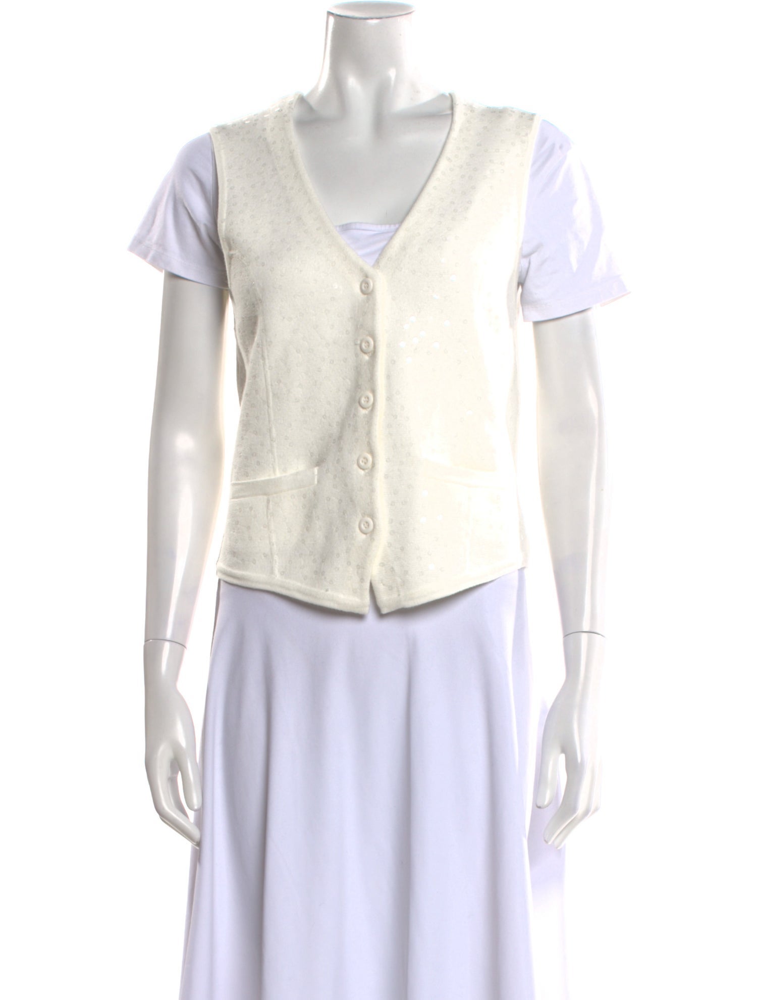 Minnie Rose V-Neck Sweater