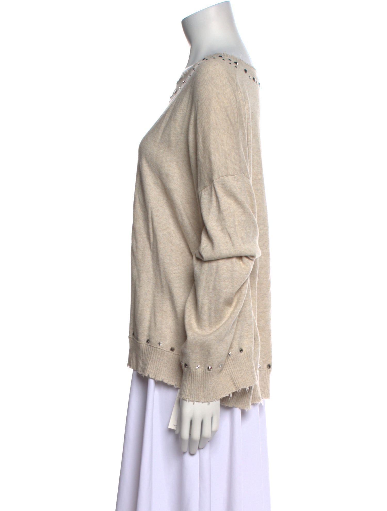 Minnie Rose Scoop Neck Sweater