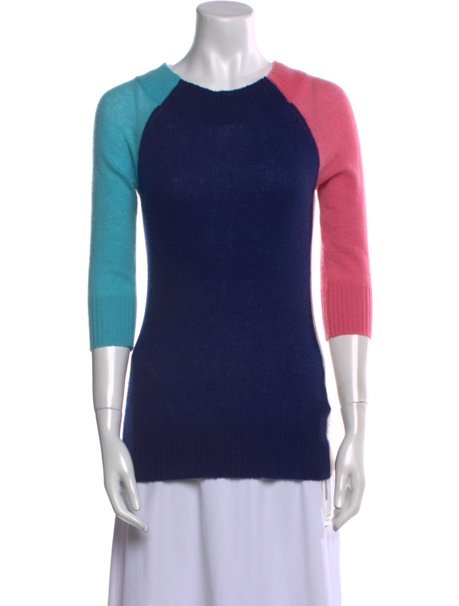 Minnie Rose Cashmere Crew Neck Sweater