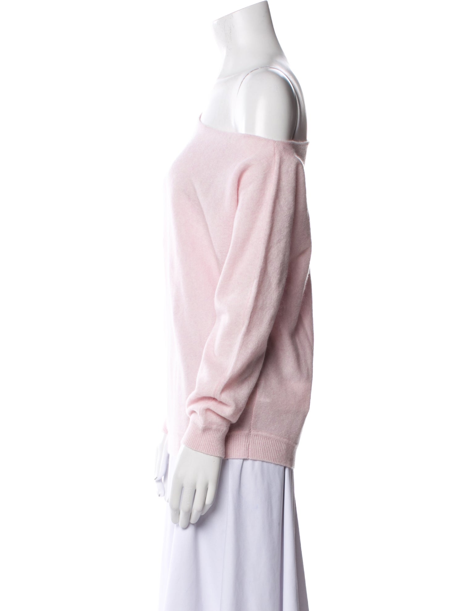 Minnie Rose Cashmere One-Shoulder Sweater w/ Tags