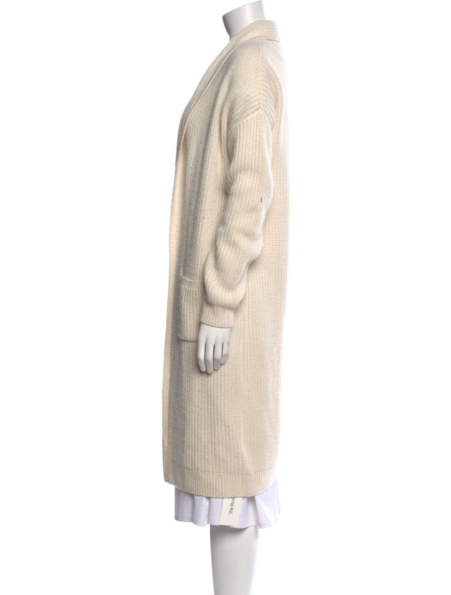 Minnie Rose Wool Open Front Sweater