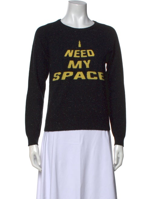 Minnie Rose Cashmere Graphic Print Sweater