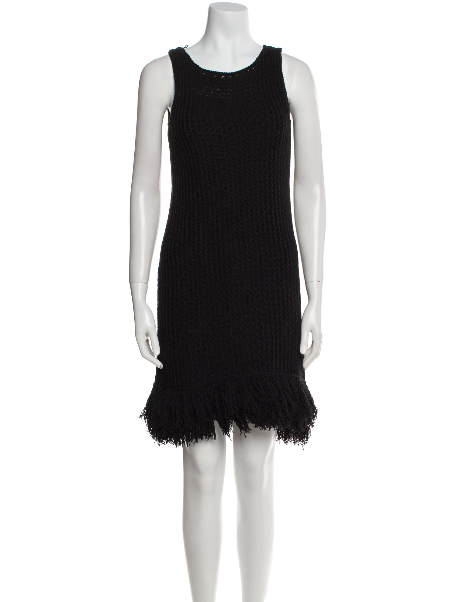 Minnie Rose Scoop Neck Mini Dress