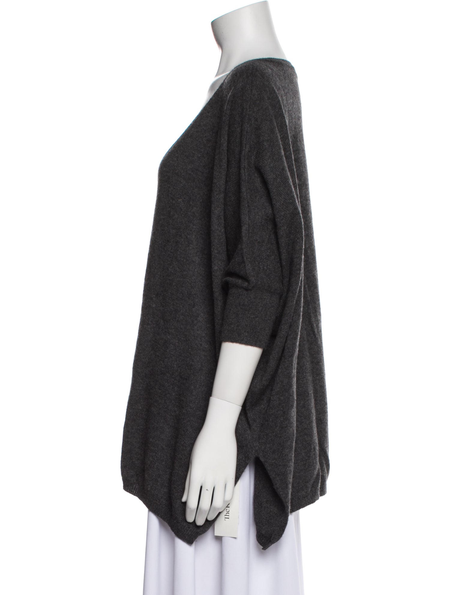 Minnie Rose Cashmere V-Neck Sweater