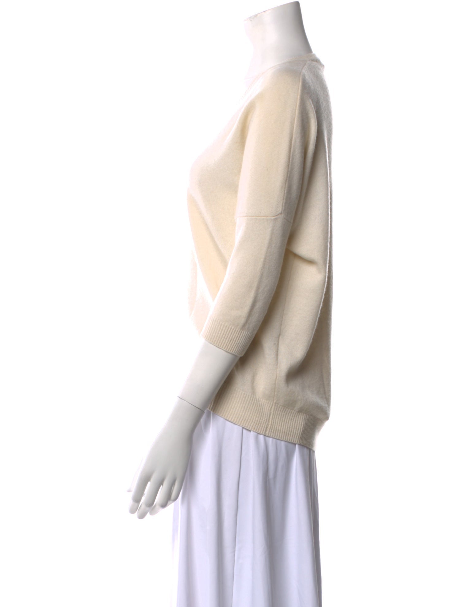 Minnie Rose Cashmere V-Neck Sweater