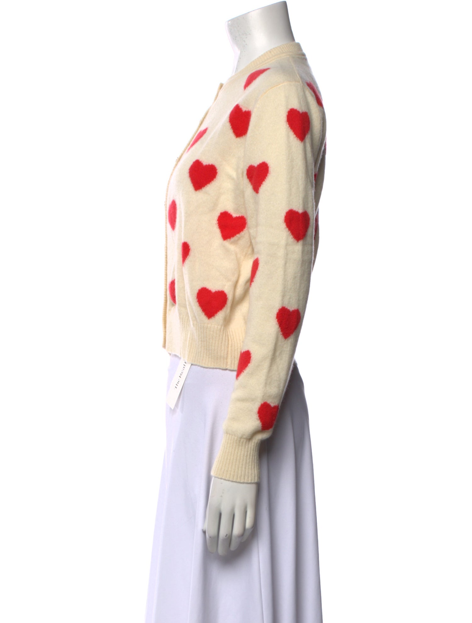 Minnie Rose Cashmere Printed Sweater