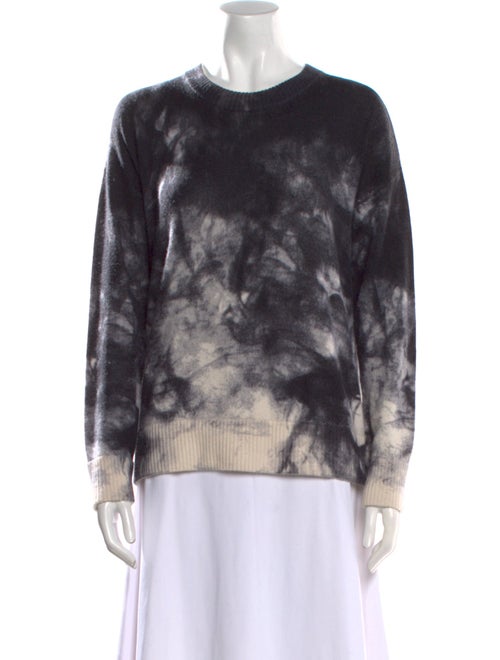 Minnie Rose Cashmere Tie-Dye Print Sweater