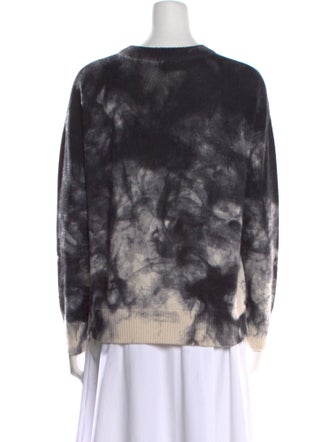 Minnie Rose Cashmere Tie-Dye Print Sweater