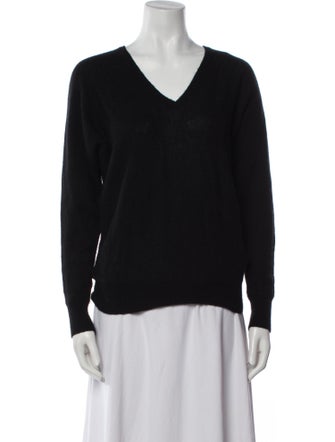 Minnie Rose Cashmere V-Neck Sweater