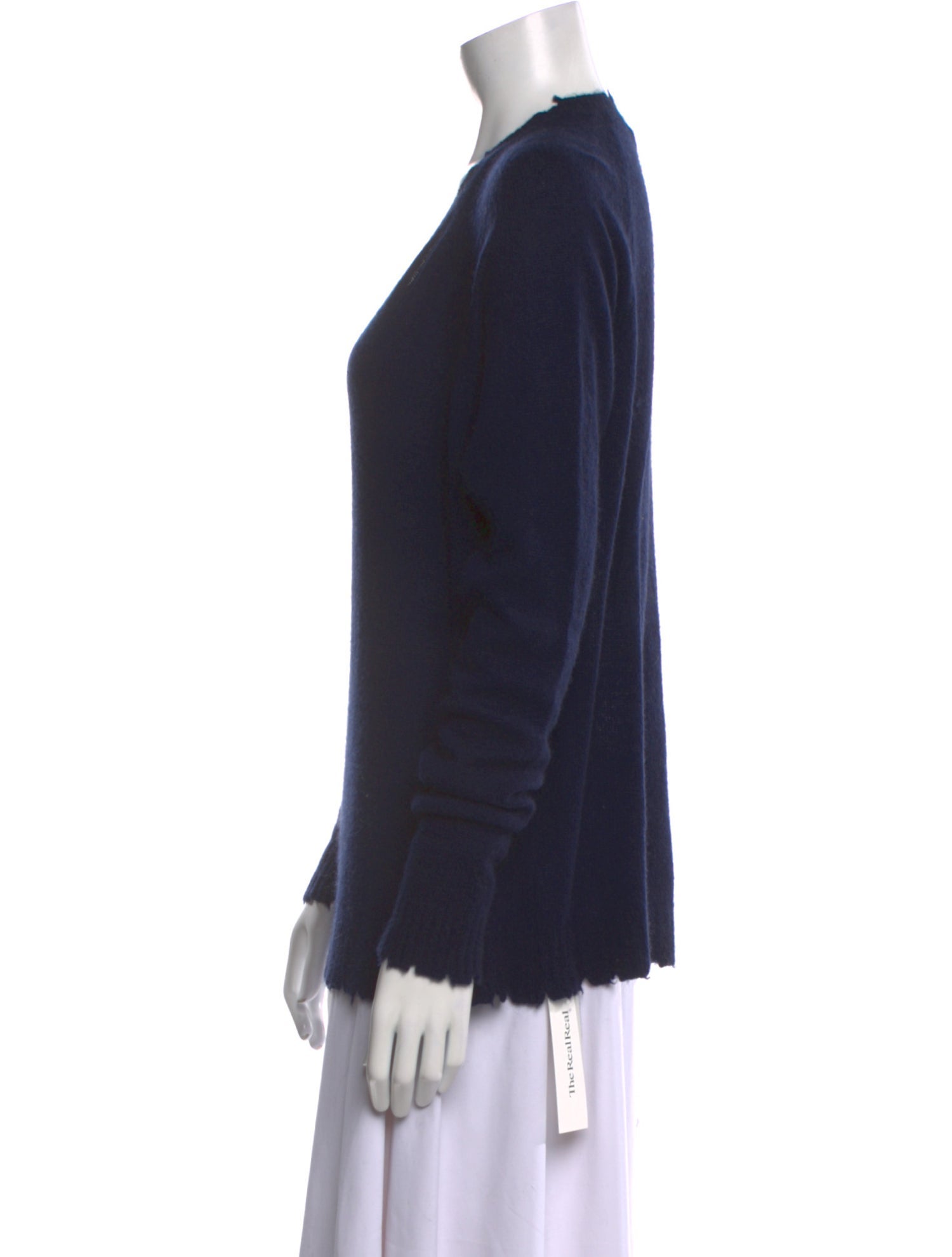 Minnie Rose Cashmere V-Neck Sweater