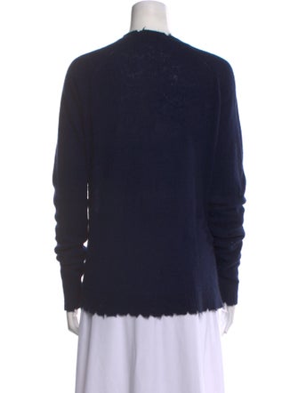 Minnie Rose Cashmere V-Neck Sweater