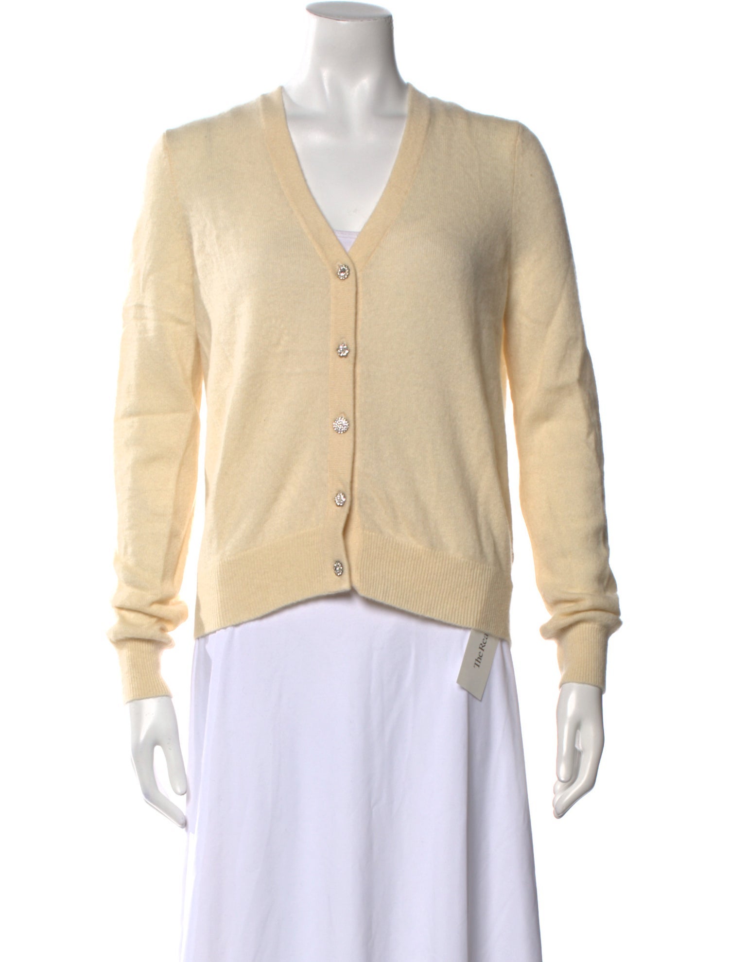 Minnie Rose Cashmere V-Neck Sweater