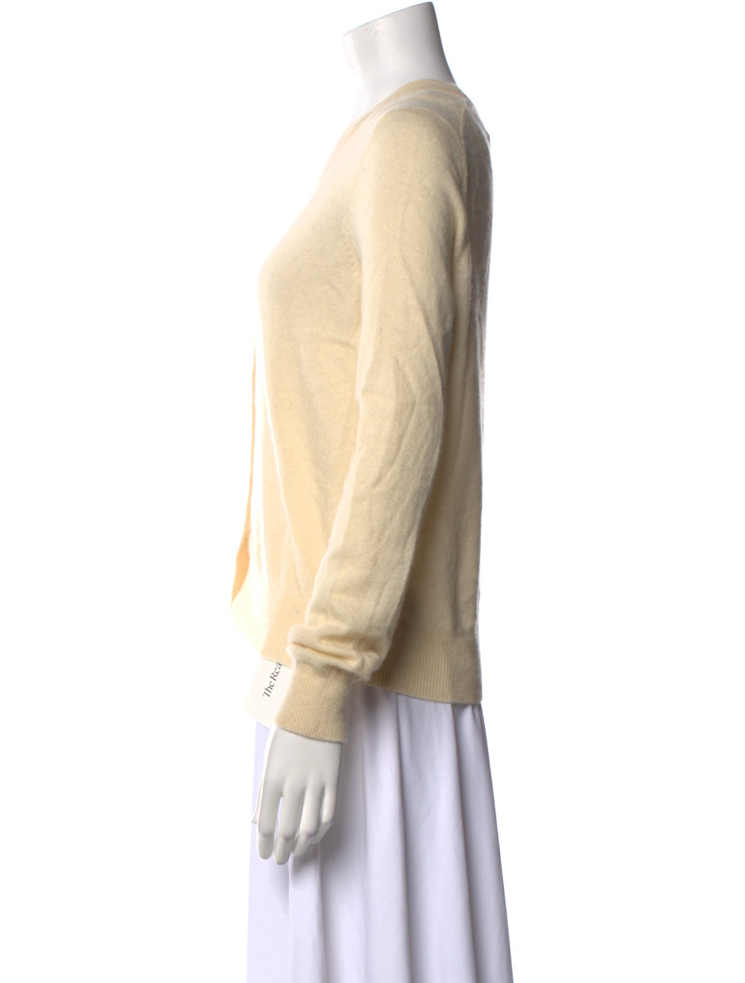 Minnie Rose Cashmere V-Neck Sweater