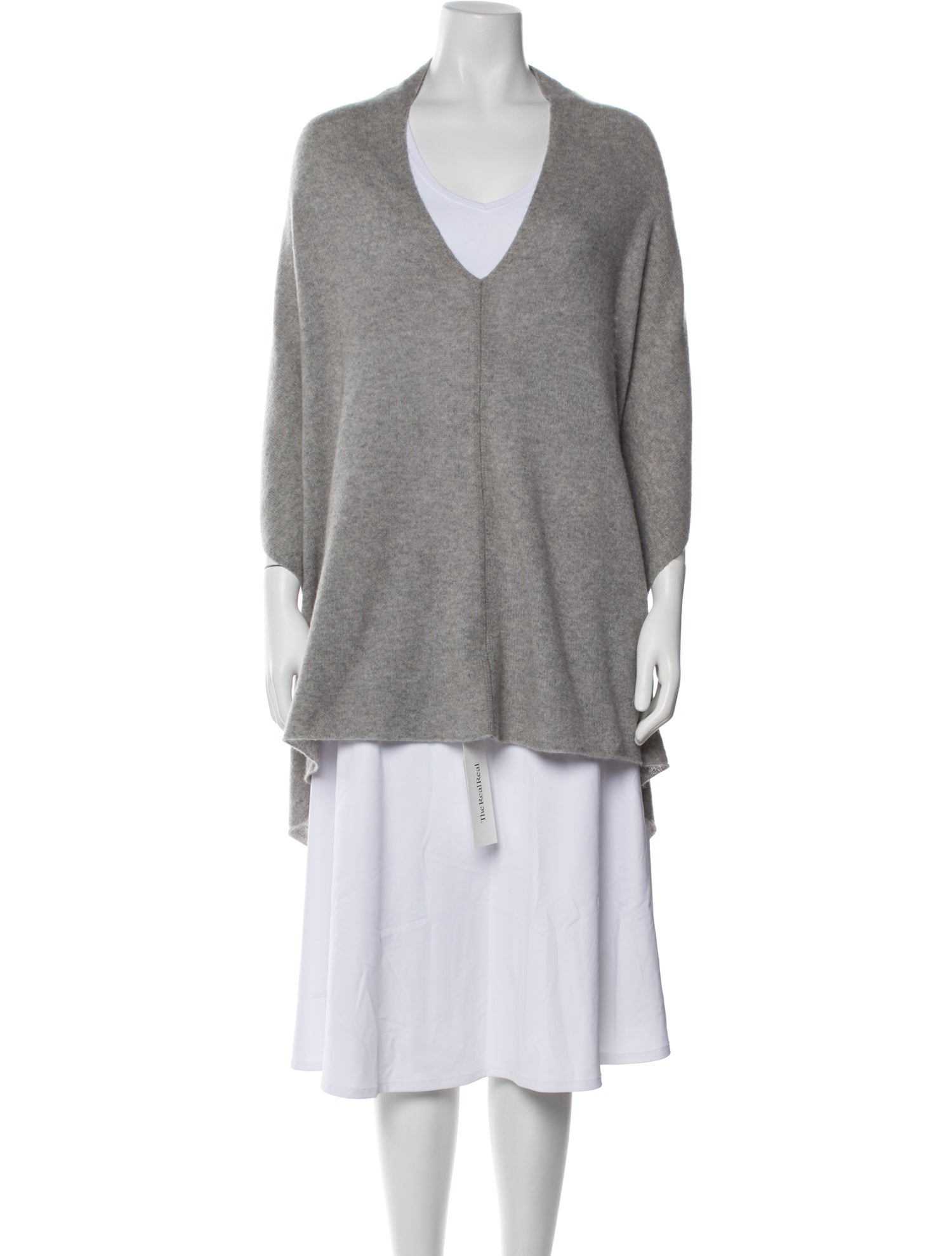 Minnie Rose Cashmere V-Neck Sweater