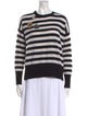 Minnie Rose Cashmere Striped Sweater