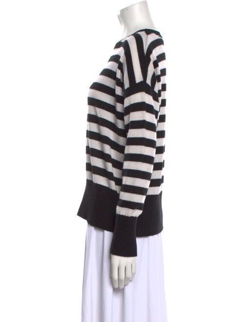 Minnie Rose Cashmere Striped Sweater