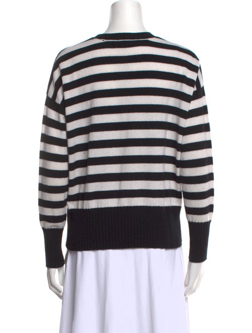 Minnie Rose Cashmere Striped Sweater