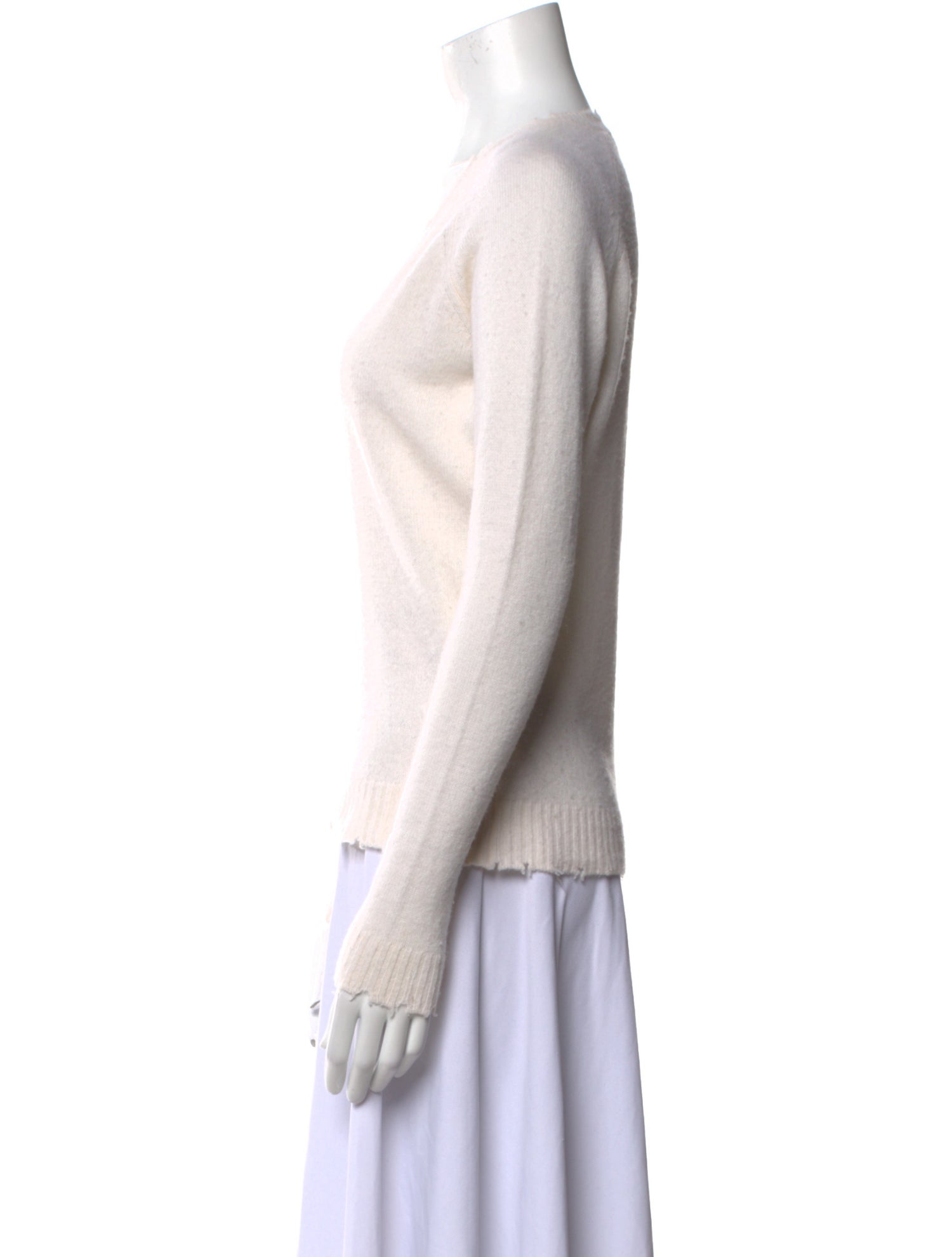 Minnie Rose Cashmere V-Neck Sweater