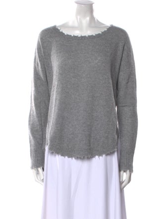 Minnie Rose Cashmere Bateau Neckline Sweater