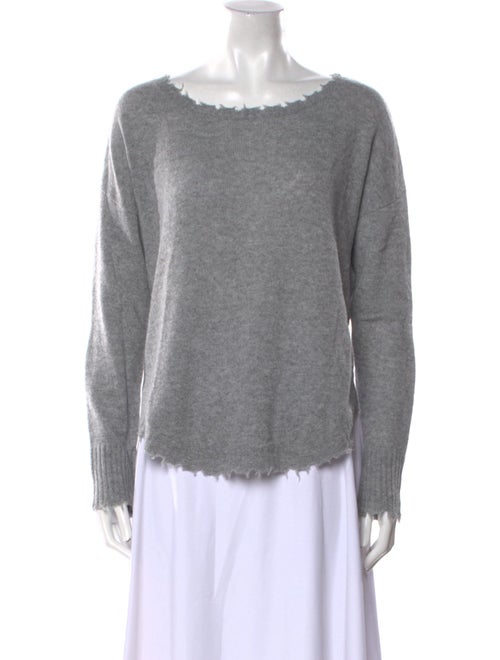 Minnie Rose Cashmere Bateau Neckline Sweater