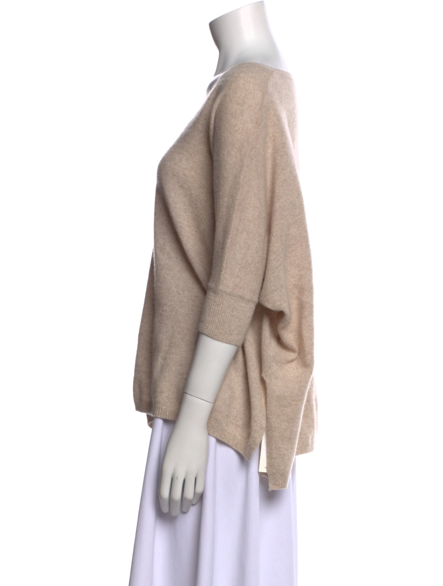 Minnie Rose Cashmere V-Neck Sweater