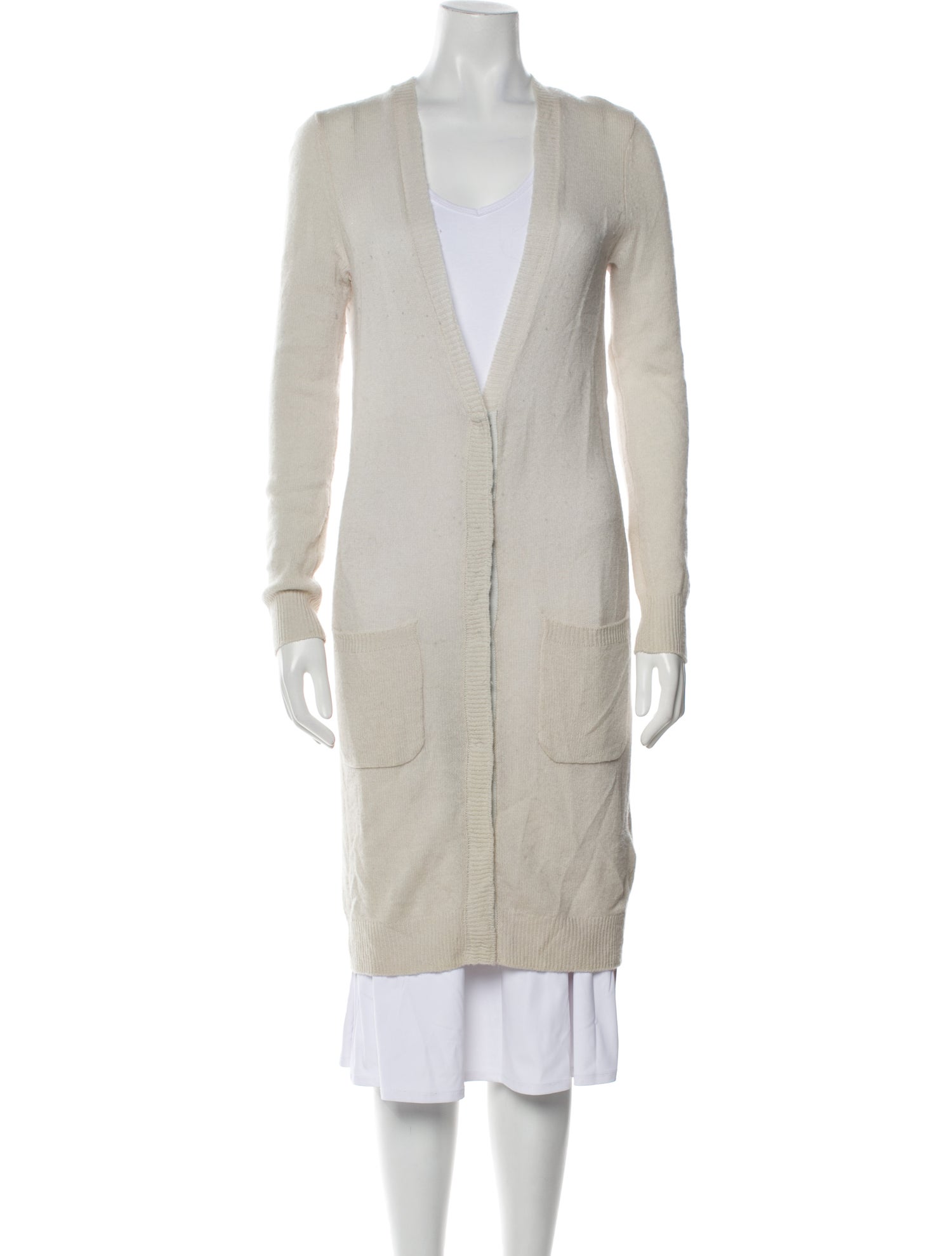 Minnie Rose Cashmere V-Neck Sweater