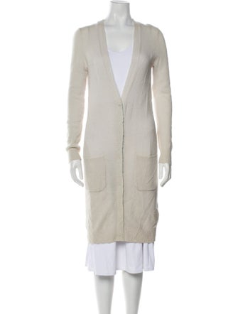 Minnie Rose Cashmere V-Neck Sweater