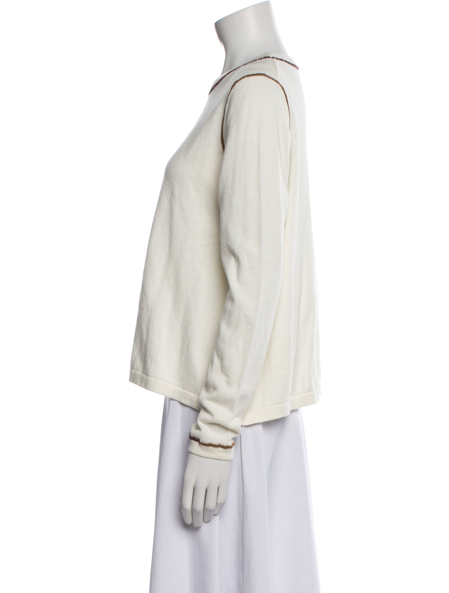 Minnie Rose Scoop Neck Sweater