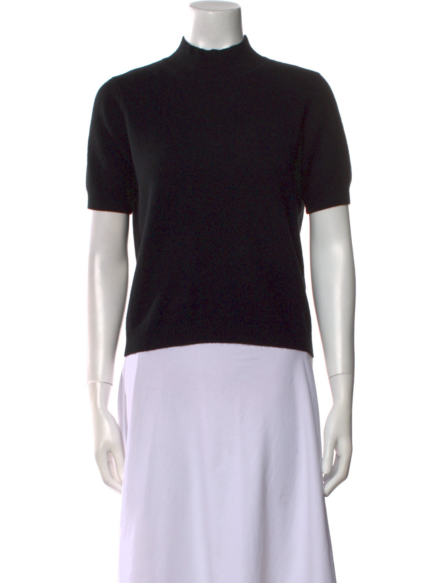 Minnie Rose Cashmere Mock Neck Sweater