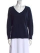 Minnie Rose Cashmere V-Neck Sweater