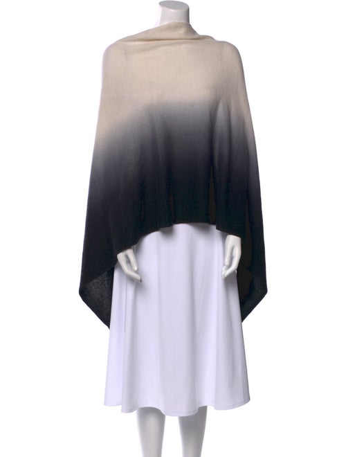 Minnie Rose Cashmere Colorblock Pattern Sweater