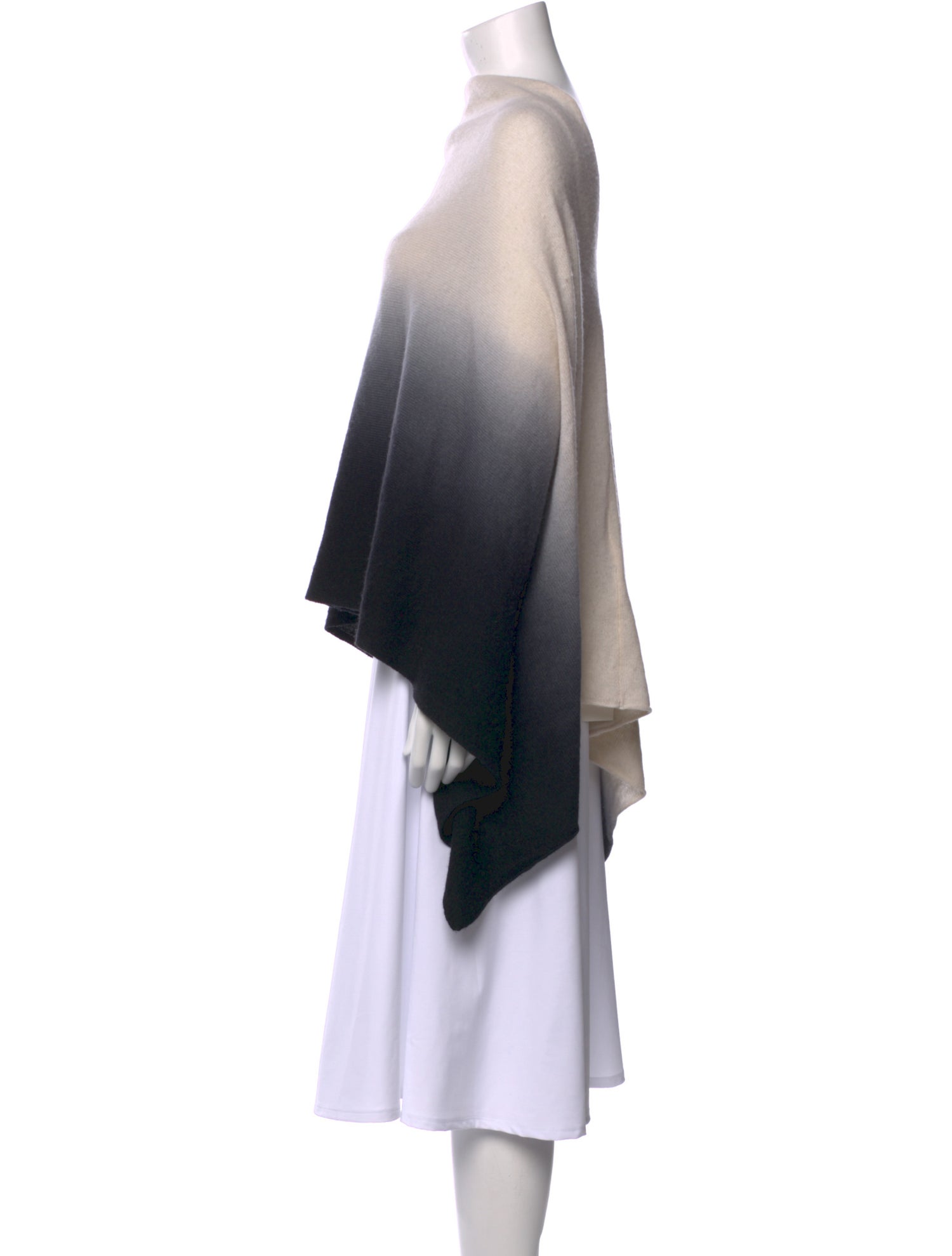 Minnie Rose Cashmere Colorblock Pattern Sweater