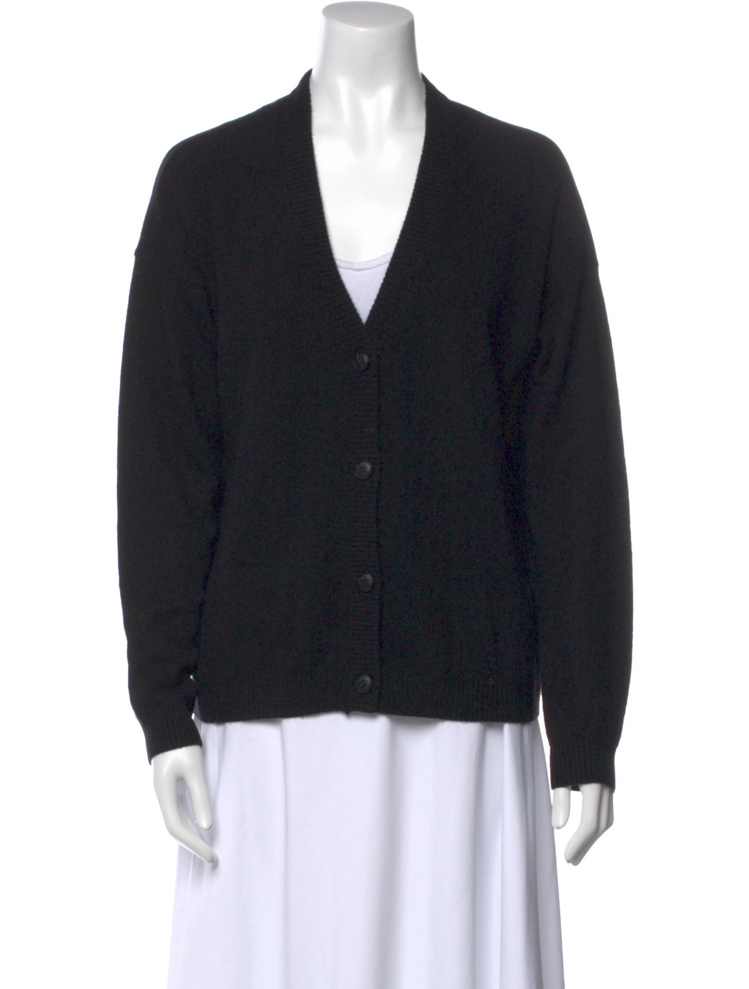 Minnie Rose Cashmere V-Neck Sweater